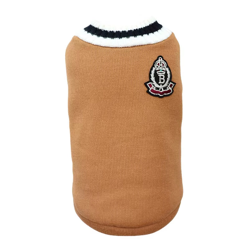 Cat Dog Sweater Pullover Winter Pet Clothes for Small Dogs Cat Vest Puppy Jacket Pet Cat Clothing Kitty Costume Ubranka Dla Psa