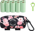 Leash Poop Bag Holder with 10 Rolls of Bags