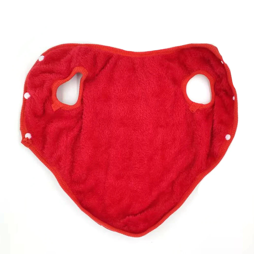 Quilted Winter Vest for Dogs and Cats - Warm Puffer Jacket with Leash Hole