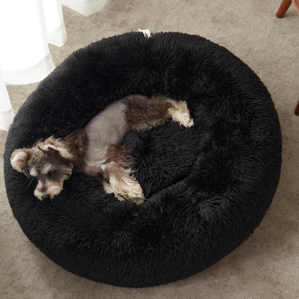 Calming Donut Bed for Small Dogs and Cats - 20 in, Washable