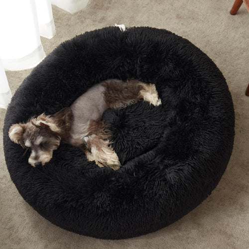 Calming Donut Bed for Small Dogs and Cats - 20 in, Washable