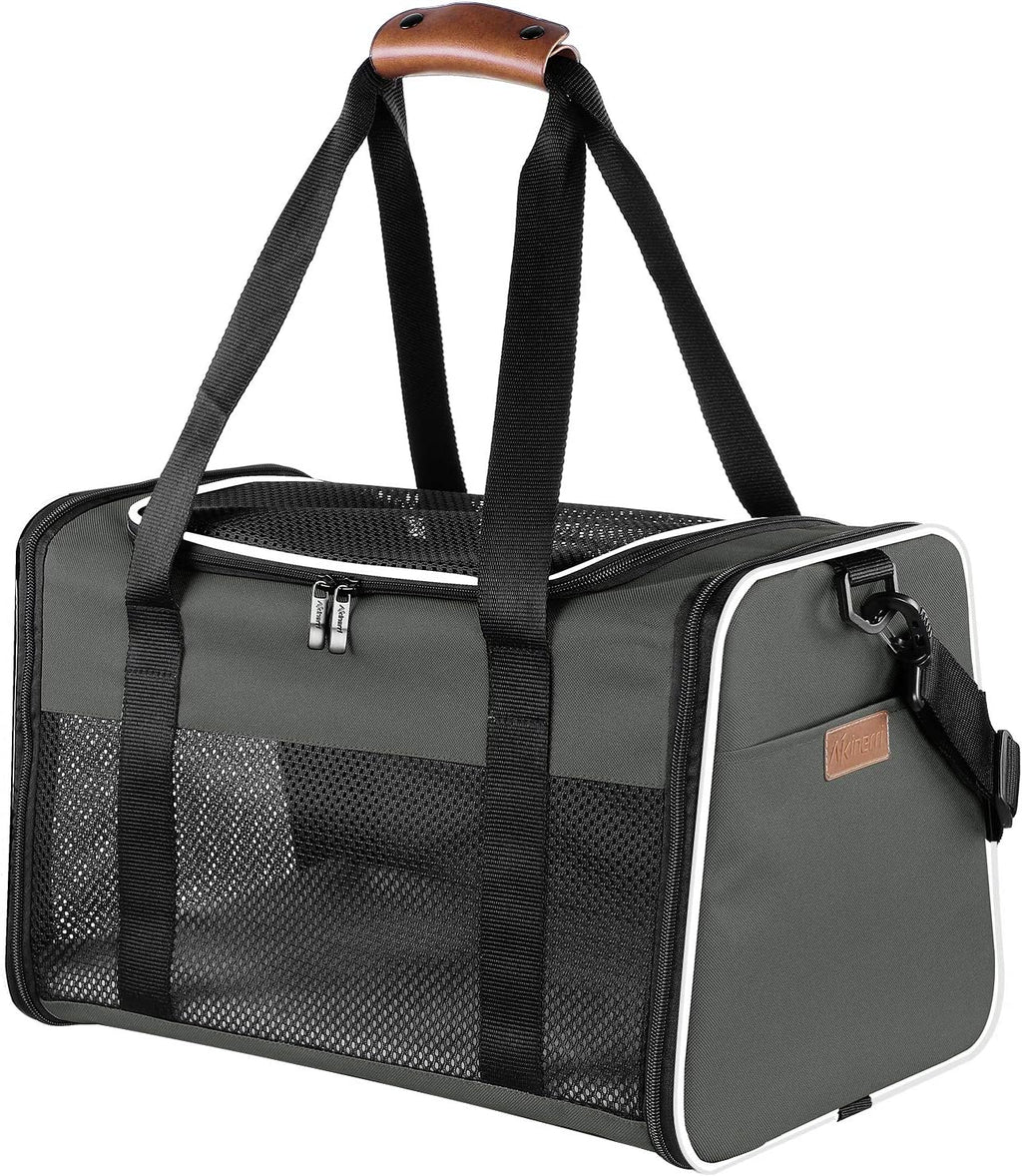 Foldable Soft-Sided Pet Carrier - Airline Friendly, for Cats and Small Dogs up to 22 lb