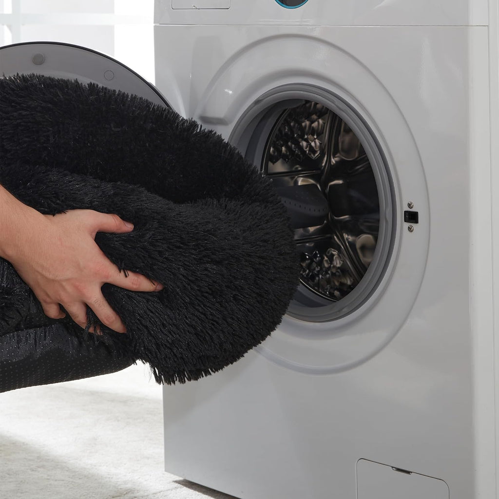 Calming Donut Bed for Small Dogs and Cats - 20 in, Washable