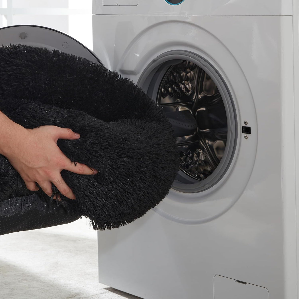 Calming Donut Bed for Small Dogs and Cats - 20 in, Washable