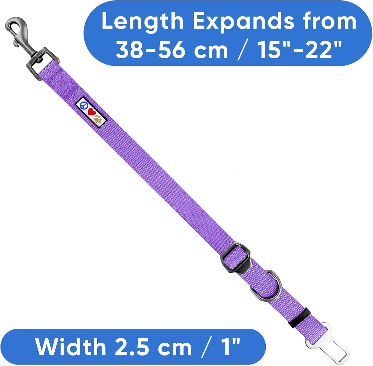 Adjustable Dog Seat Belt - Heavy-Duty Car Safety Strap for Small to Large Dogs