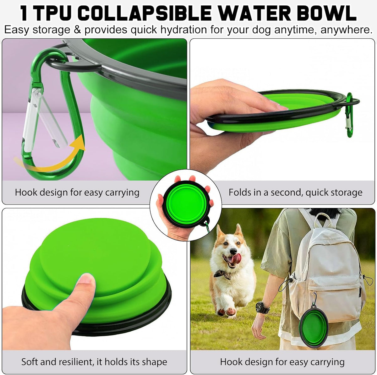 Dog Car Travel Kit - 9-in-1 Set with Seat Belts, Barrier Net, Bowl and Hair Removers